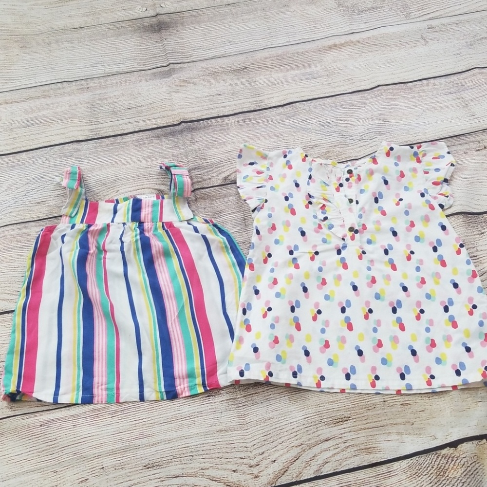 Two Carter's girls shirts